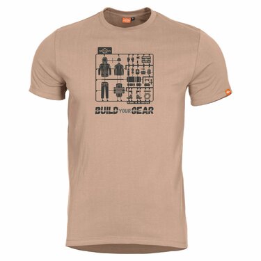 Tričko Pentagon Build Your Gear Khaki